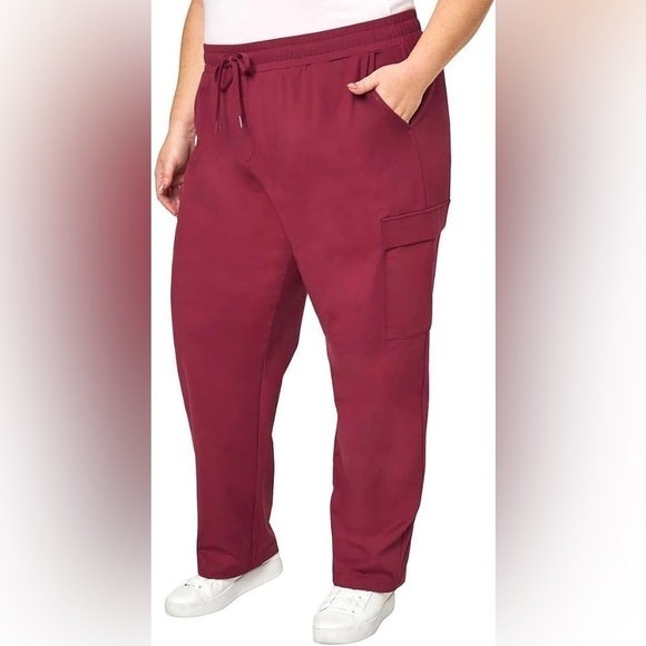 Mondetta Pants - 276. NWT Mondetta Ladies' Straight Leg Cargo Pant, Tibetan Red 2X Plus